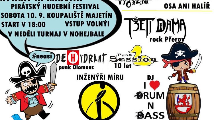 Pirátský festival svobodné hudby v Majetíně
